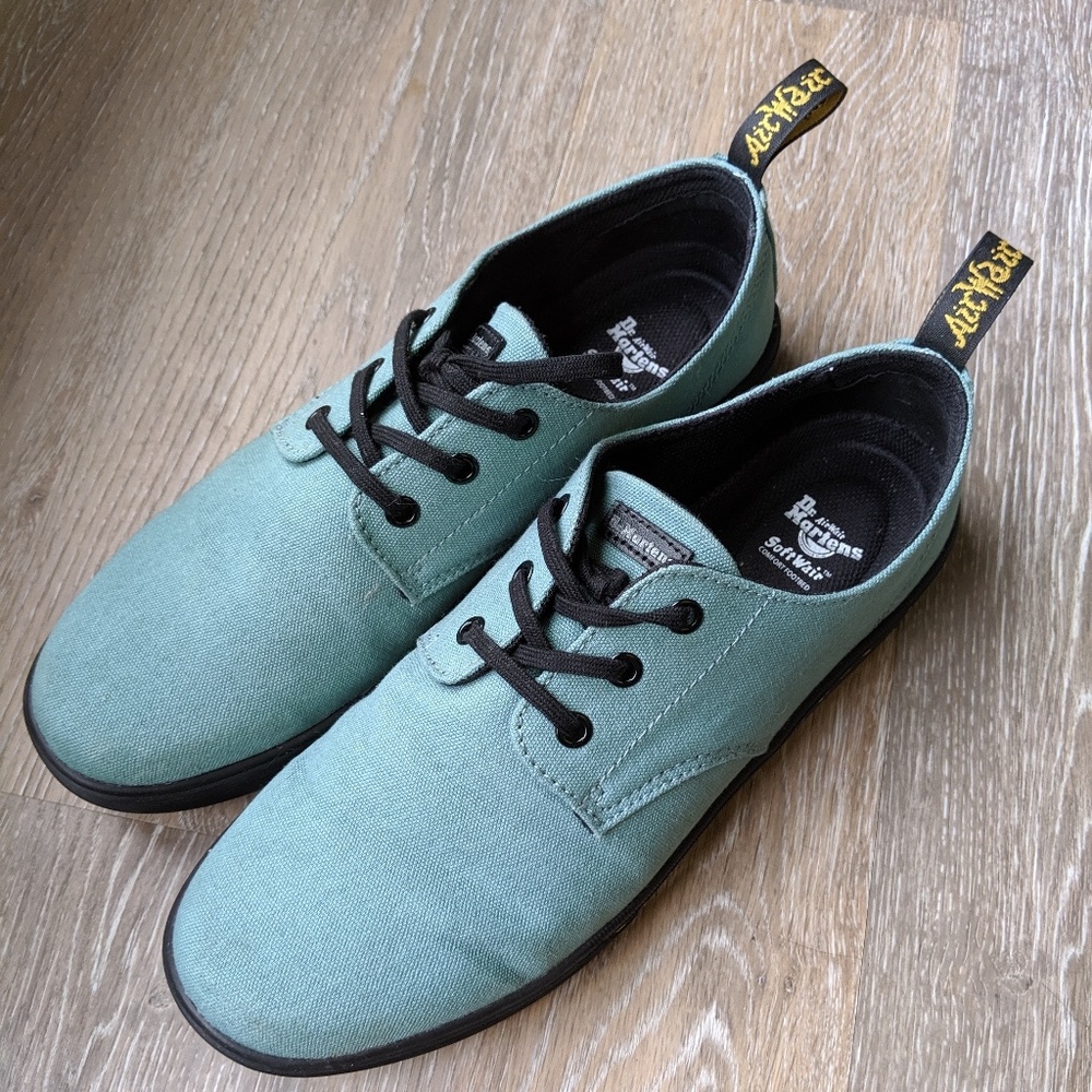 NEW Dr Martens Santanita Canvas Shoes Teal